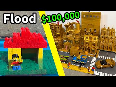 Видео: Я протестировал Lego Cities за 1 доллар и за 10 000 долларов!