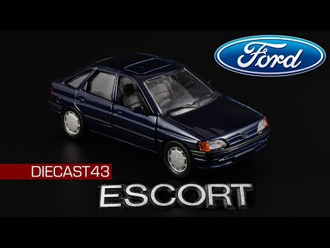 Видео: Ford Escort Mk V Ghia 1990 || Schabak || Масштабные модели автомобилей 1:43