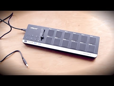 Видео: USB Drum Pad MIDI Контроллер Worlde EasyPad.12 (Обзор)