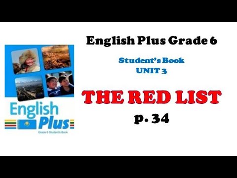 Видео: Ағылшын тілі 6 сынып 34 бет / English plus grade 6 p 34