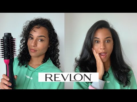 Видео: REVLON ONE STEP BLOW-DRY | Обзор густых вьющихся волос | Шарлин Радлейн