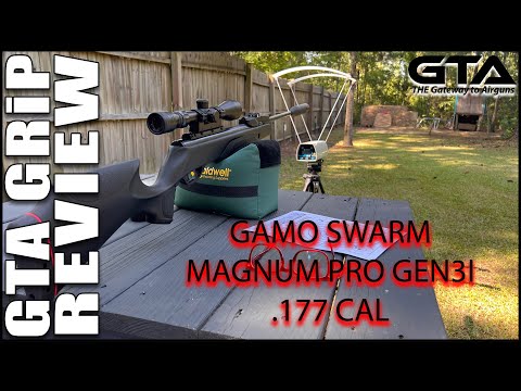 Видео: Обзор GAMO SWARM MAGNUM PRO GEN 3I .177 — GRiP — Gateway to Airguns Обзор пневматического оружия