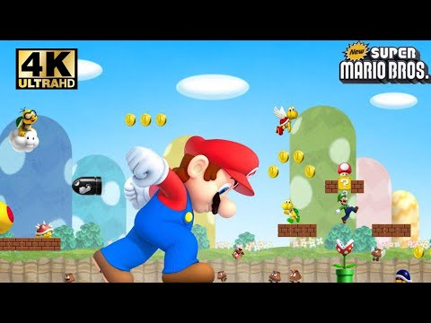 Видео: New Super Mario Wii #4 — Лед из Айсбергов {Wii} прохождение часть 4