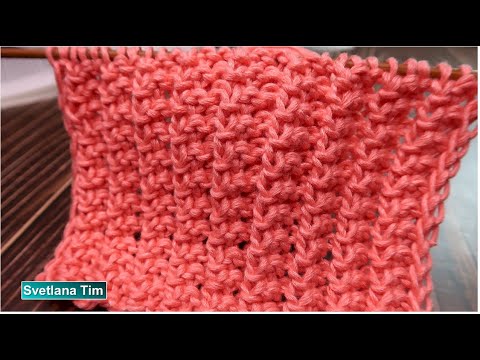 Видео: Всем нам нравятся Простые Узоры - простой узор раппорт 2 ряда / ВЯЗАНИЕ СПИЦАМИ