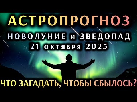 Видео: ☄️ ТРИГГЕР СУДЬБЫ! Новолуние, Звездопад Ориониды и Скорпион! Что ЗАГАДАТЬ 21 ОКТЯБРЯ, чтобы сбылось?