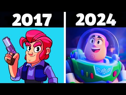 Видео: 🔥ВСЕ МУЛЬТИКИ БРАВЛ СТАРС 2017 - 2024!