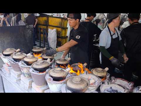 Видео: Очередь перед открытием! Лучший рис с курицей в глиняном горшке в Малайзии