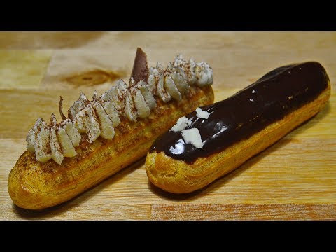 Видео: ЭКЛЕРЫ "Творожные" и "Тирамису", Секреты Идеальных Эклеров Eclairs