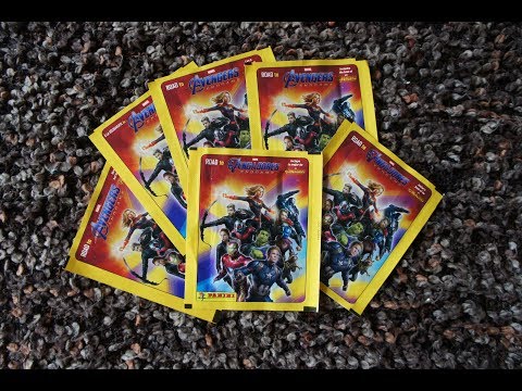 Видео: АСМР Наклейки Мстители от Panini | ASMR Avengers stickers by Panini