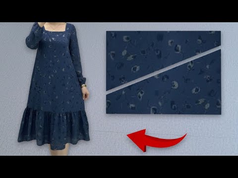 Видео: ♥️Новое💃 Элегантное и удобное стильное платье, которое легко кроить и шить ✂️Так просто, такие ми...