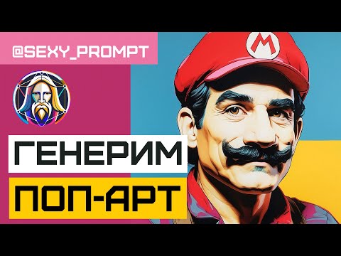 Видео: Leonardo ai нейросеть - ГЕНЕРАЦИЯ изображения в стиле ПОП-АРТ