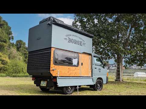 Видео: Маленький, но гениальный! Изучаем японский кемпер-кейтрак с удивительными функциями