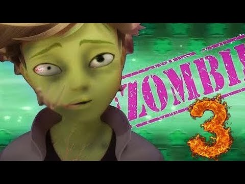 Видео: ЛЕДИ БАГ И СУПЕР КОТ - ЗОМБИ 3:  Miraculous LADYBUG ZOMBIE