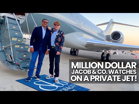 Видео: Джейкоб показывает мне часы стоимостью МИЛЛИОНЫ на частном самолете!