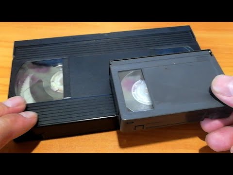 Видео: Как переставить пленку с VHS-C (compact) на VHS кассету