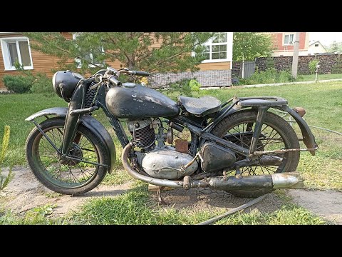 Видео: Древний мотоцикл ИЖ 350 работает!