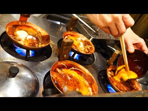 Видео: Готовьте 4 кацудона одновременно! Техники приготовления японских профессиональных мастеров кацудон