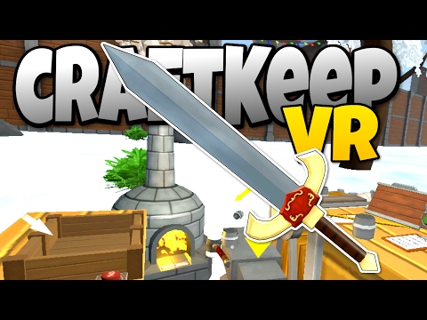 Видео: Craft Keep VR — Моя маленькая кузница в VR! — Давайте поиграем в геймплей CraftKeep — HTC Vive VR