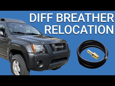 Видео: Как установить мод Diff Breather Relocation Mod на Nissan Xterra