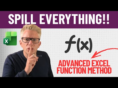 Видео: Продвинутый метод Excel, о котором вам никто не рассказывал [Комбинация DROP REDUCE LAMBDA STACK]
