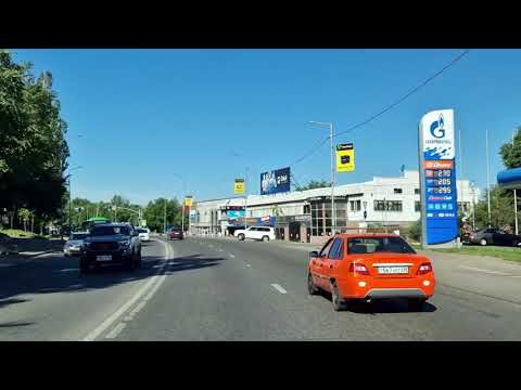 Видео: Прокат по улице Жандосова, в Алматы. 05.06.2024.