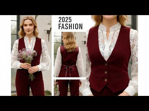 Видео: Элегантный жилет и брюки для начинающих — секреты кутюрье, о которых никто не говорит