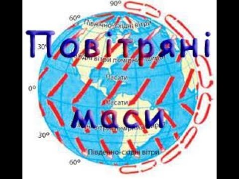 Видео: Повітряні маси.  Циклони і антициклони.