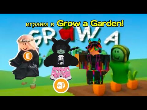 Видео: играем в Grow a Garden перед масштабным обновлением! 1 часть. Orange в шоке!