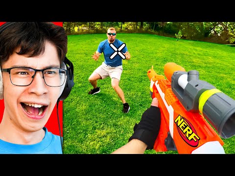 Видео: Реакция на NERF WAR в реальной жизни!