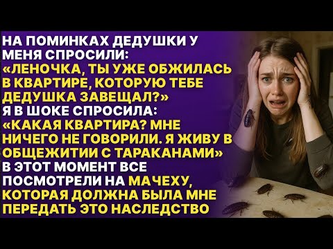 Видео: Пока я жила в общаге с тараканами моя мачеха скрывала от меня квартиру, которую мне завещал дедушка