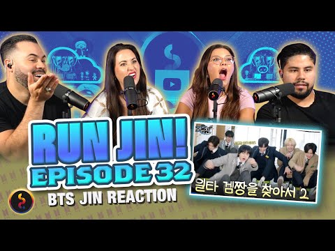 Видео: BTS «RUN JIN», эпизод 32 — Джин слишком хитрый 😅 | Реакция пар
