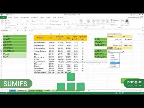 Видео: Microsoft Excel | Ахисан шат - Нөхцөлт функцууд 1