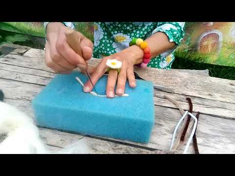 Видео: Агънце от вълна / Needle felted sheep