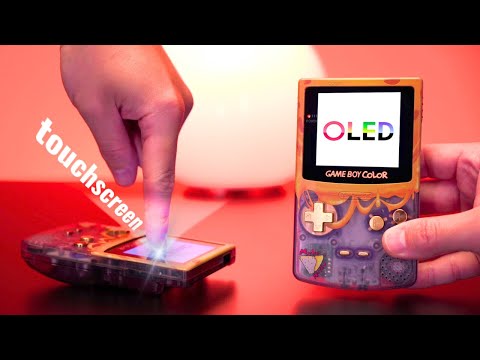 Видео: Емкостный сенсорный OLED-экран для замены Game Boy Color!