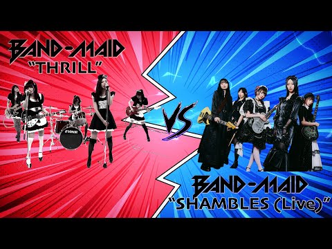Видео: BAND-MAID Thrill vs Shambles вживую | ЭПИЧЕСКАЯ битва Mirror-Match!