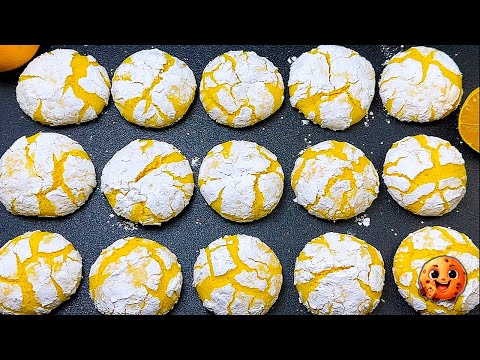 Видео: Простой рецепт лимонного печенья с трещинками которое тает во рту.
