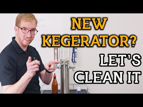 Видео: Руководство по очистке линии разлива пива Kegerator — 3 разных метода