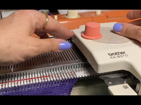 Видео: ВЯЗАЛЬНАЯ МАШИНА каретка для закрытия петель KA-8310