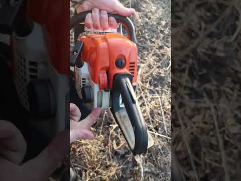 Видео: Как завести бензопилу stihl 180