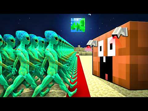 Видео: 🛸 ЭТО БЕЗУМИЕ! 1000 ЗЛЫХ ИНОПЛАНЕТЯН vs БАЗА НЛО В МАЙНКРАФТ ! Minecraft