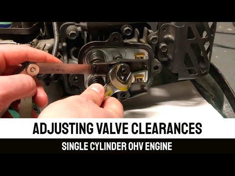 Видео: Регулировка зазоров клапанов на одноцилиндровом двигателе OHV — пошаговое руководство