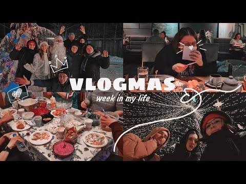 Видео: Vlogmas!🎄✨️Отмечаем новый год с семьёй и друзьями💚💫