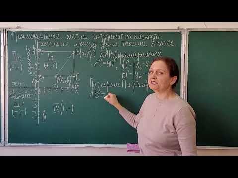 Видео: 8 класс геометрия Декартова система координат