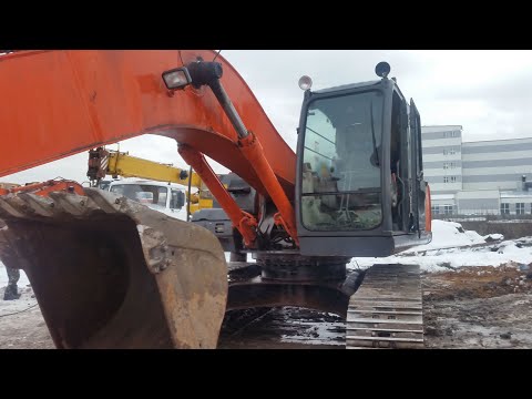 Видео: HITACHI ZX240-3. Основной гидр. насос решил "пострелять". Вскрытие показало...