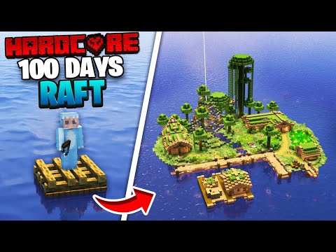 Видео: Я пережил 100 ДНЕЙ на ПЛОТУ в Майнкрафте @WelcominTV #minecraft