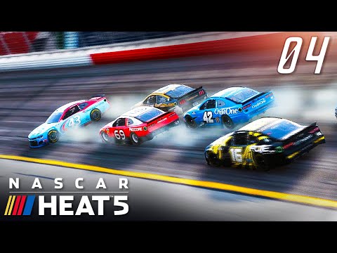 Видео: ОЧЕНЬ МНОГО ЖЕЛТЫХ ФЛАГОВ И ПРОБЛЕМЫ С РЕЗИНОЙ - NASCAR Heat 5 #4