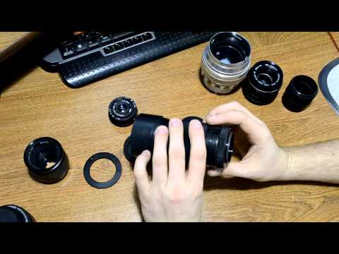 Видео: Обзор переходников на М42 для Nikon + мнение по советским объективам часть 1
