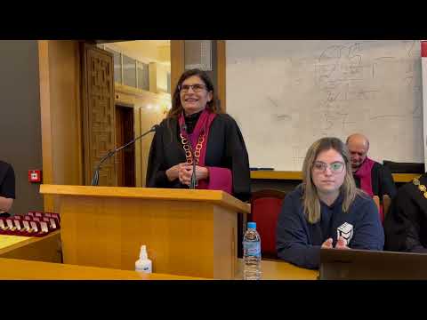 Видео: Тържествено връчване на дипломите на випуск 2023 г. на ФМИ, 02.02.2024 г.