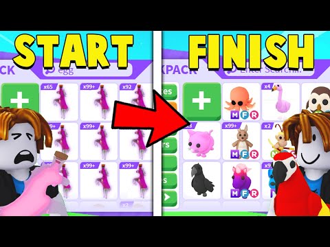 Видео: Нуб обменивает 100 ЗЕЛЬЕВ ВЕРХОВКИ на ___ в Adopt Me!