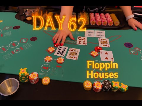 Видео: Я стремлюсь к КРУПНОМУ ВЫИГРЫШУ в Ultimate Texas Holdem Day 62 — Floppin a House